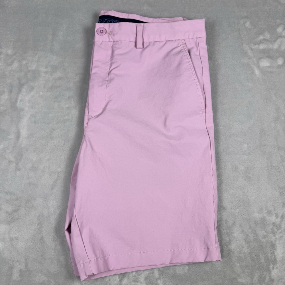 Vineyard Vines On The Go Shorts Mens Size 33 Pink 9" Inseam
